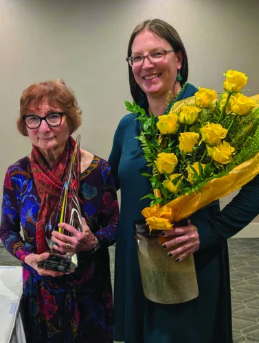Karlyn Rapport awarded Evergreen Award